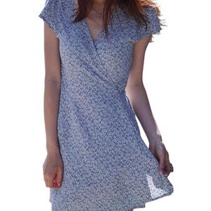 Brandy Melville “Robbie” floral wrap dress